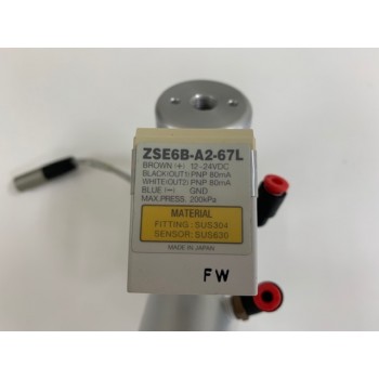 Swagelok 6LV-RV8184P-AA Diaphragm Valve w/ SMC ZSE6B-A2-67L Pressure Switch